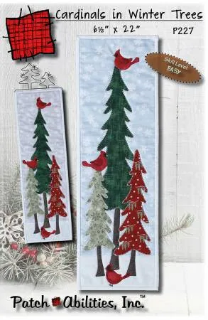 Cardinals in Winter Trees - Patch Abilities, Inc.