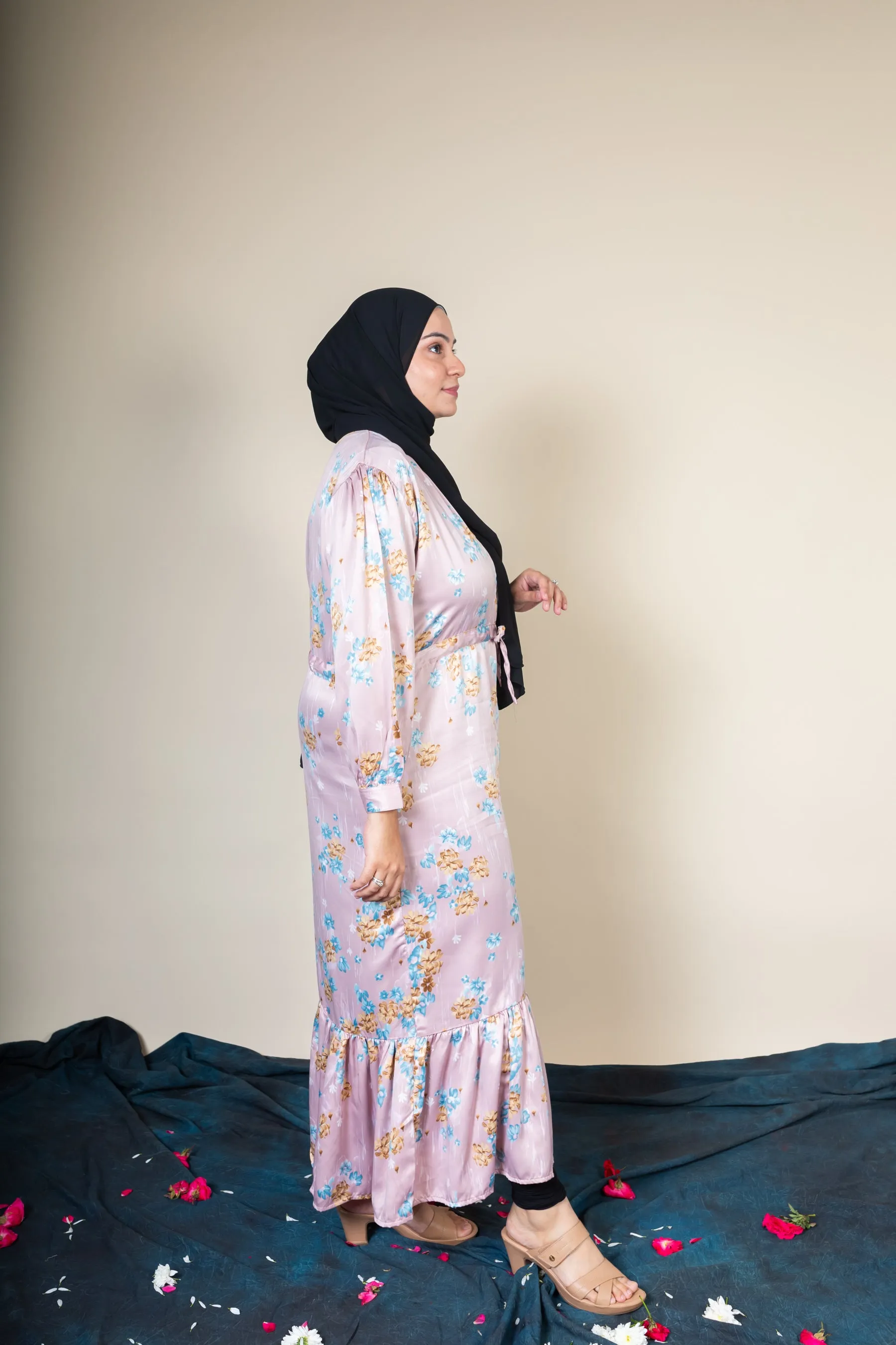 FAYE MAXI DRESS - ROSE