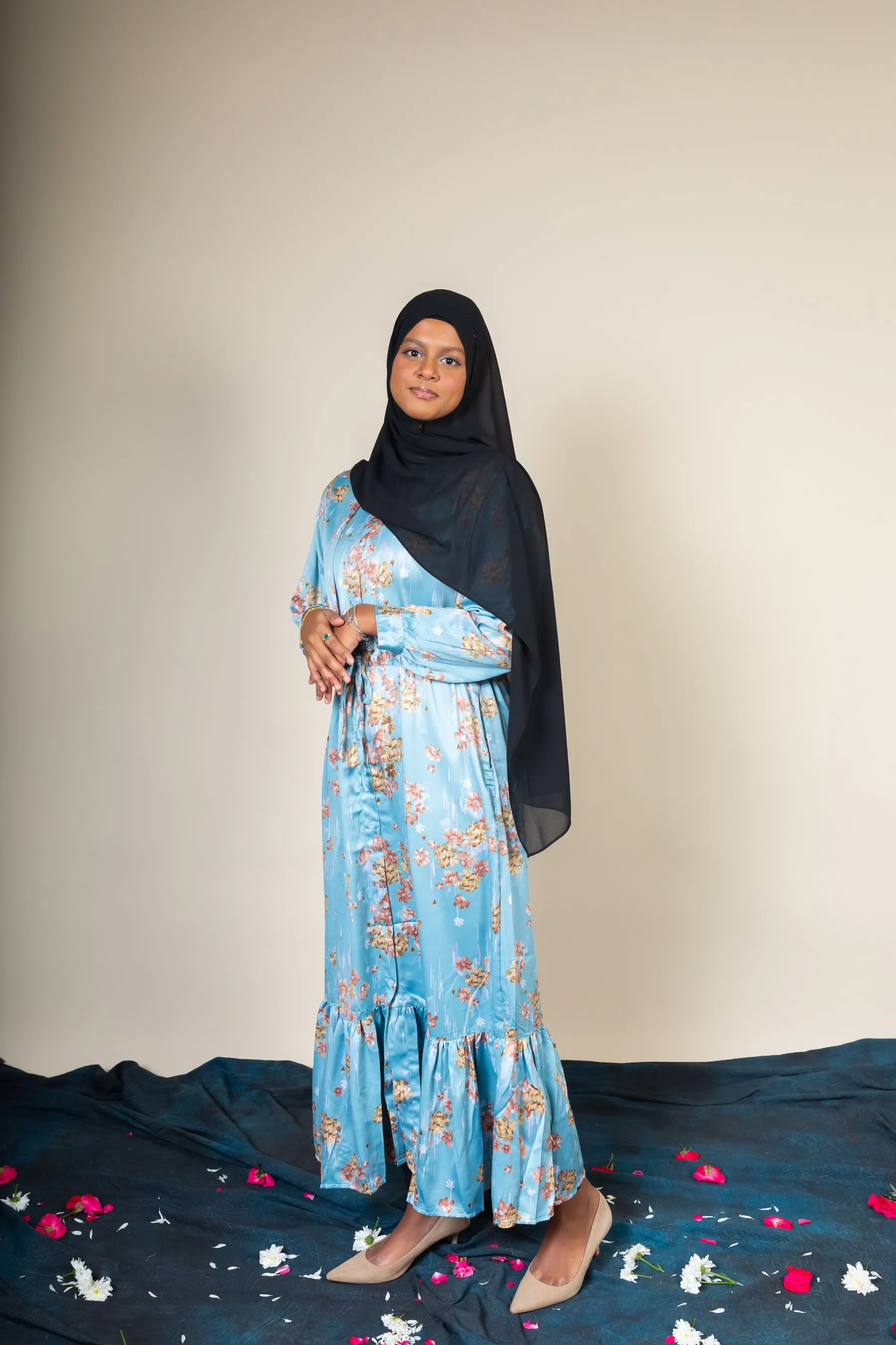 FAYE MAXI DRESS - SKY