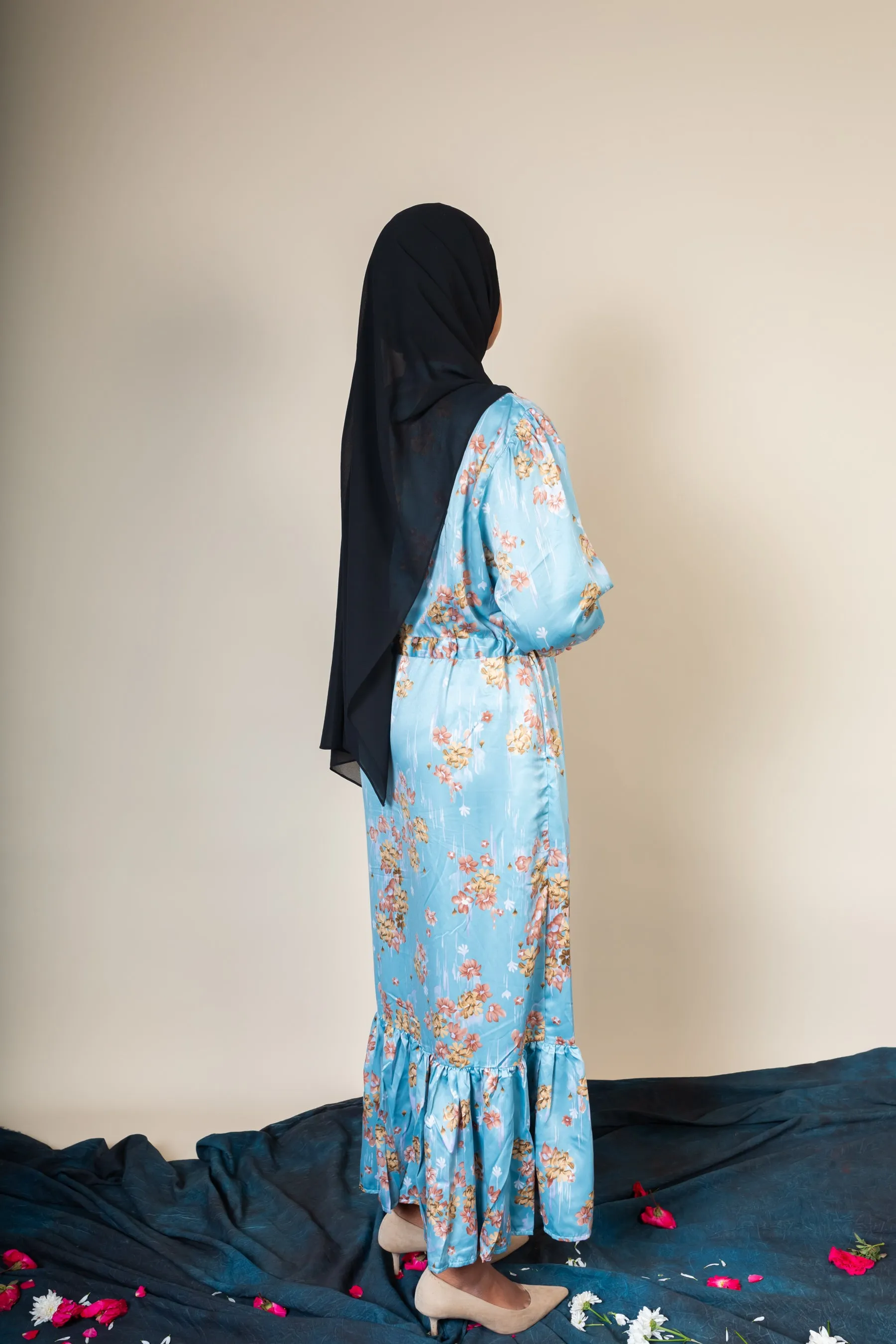 FAYE MAXI DRESS - SKY
