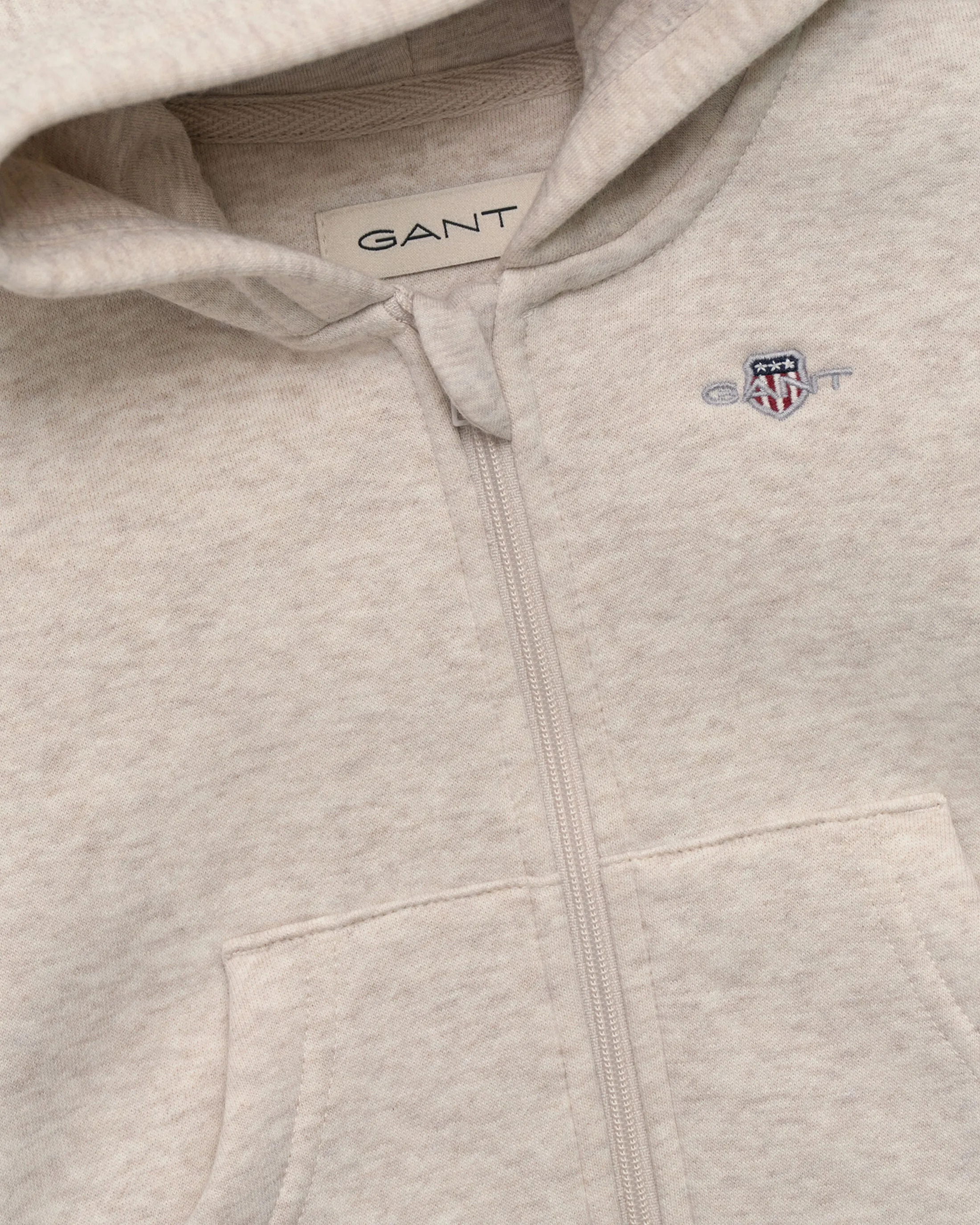 Gant - Stone marl, zip hoodie jogging suit, Baby