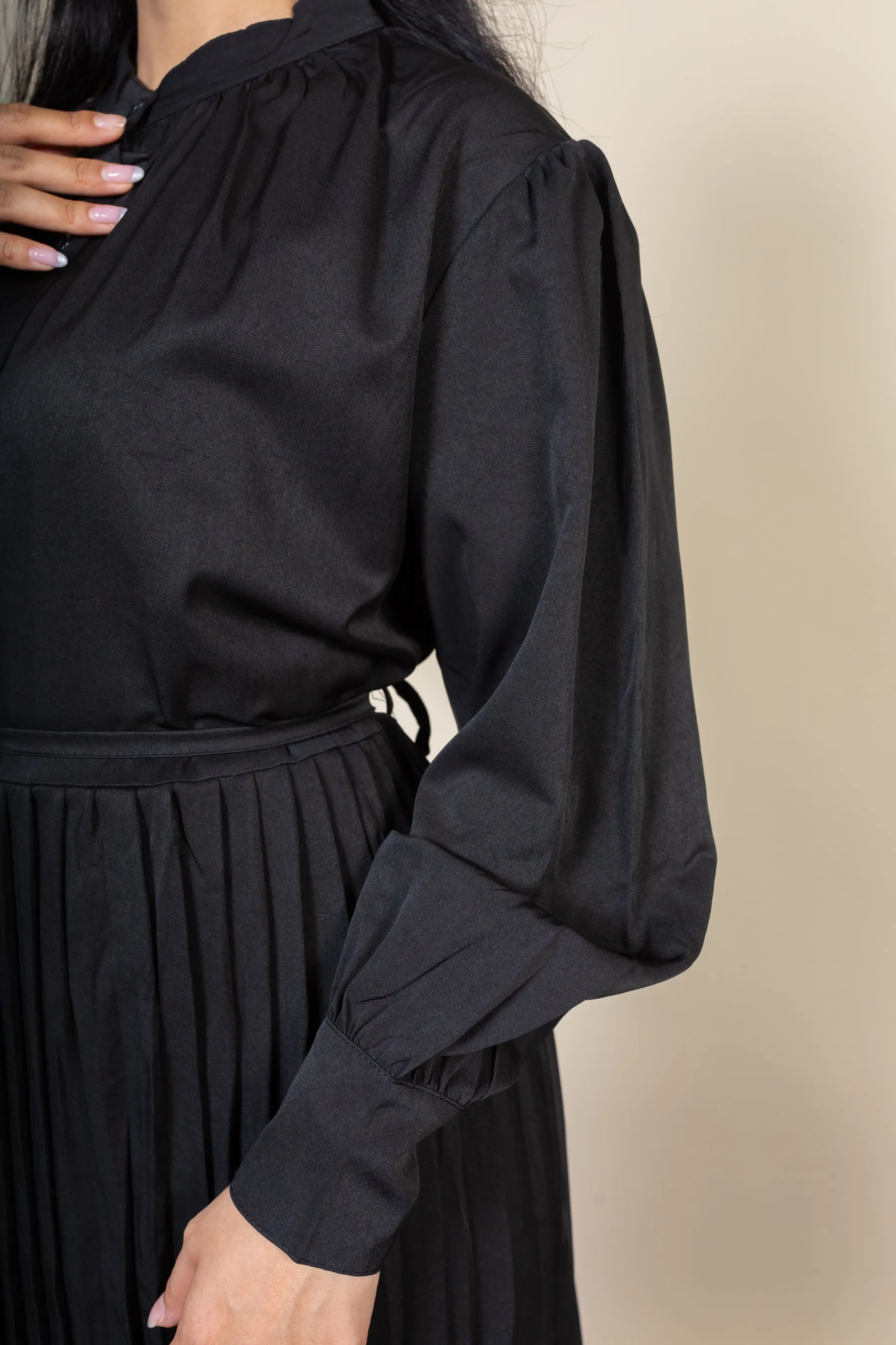 GULNAR MAXI DRESS - BLACK