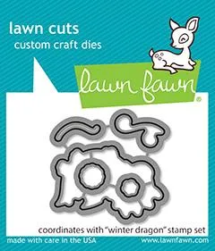 LAWN FAWN: Winter Dragon | Lawn Cuts Die.