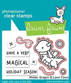LAWN FAWN: Winter Dragon | Lawn Cuts Die.