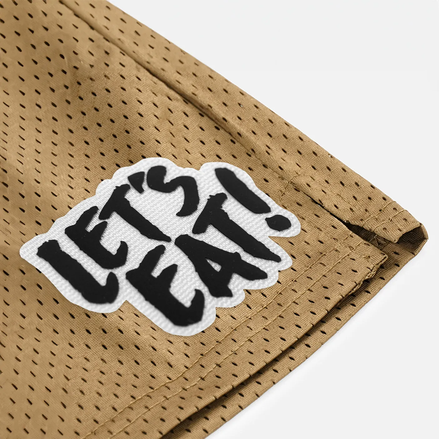 Let's Eat Patch Shorts - 7"